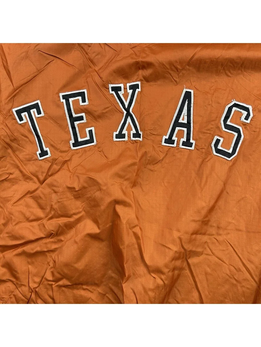 Vintage Texas Linghorns Pullover Windbreaker Jacket Russell Men’s Size XL Lined